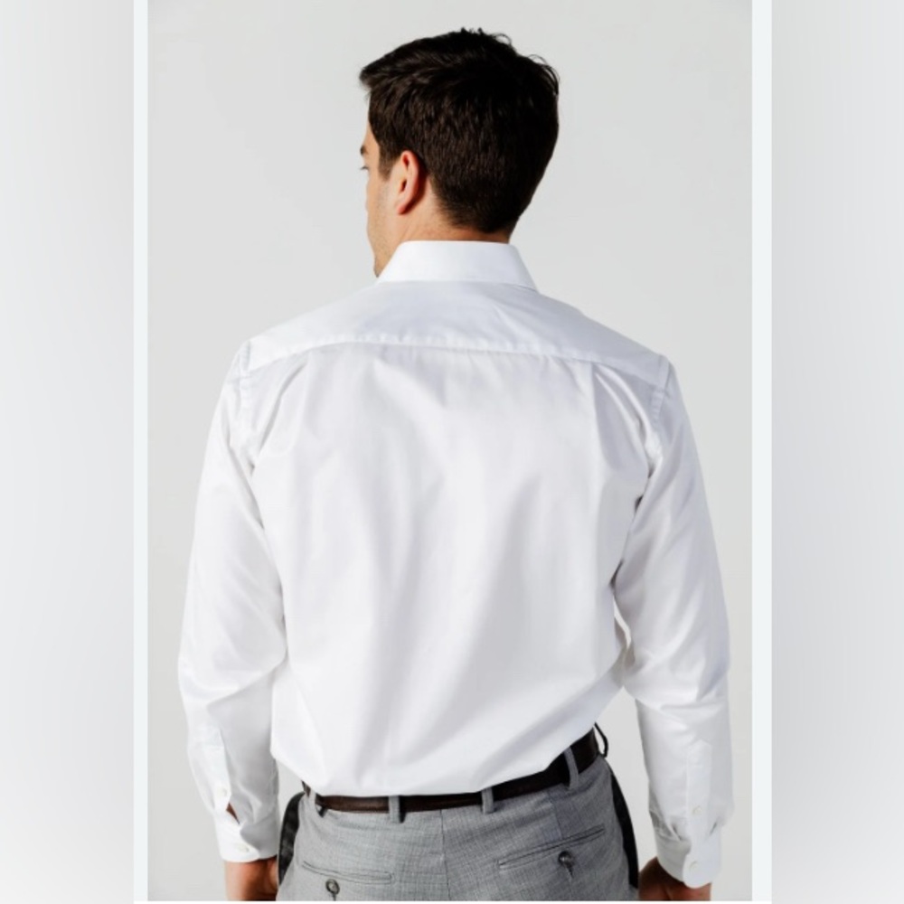 Stafford Executive Men's Classic White Dress Shirt - Picture 2 of 8